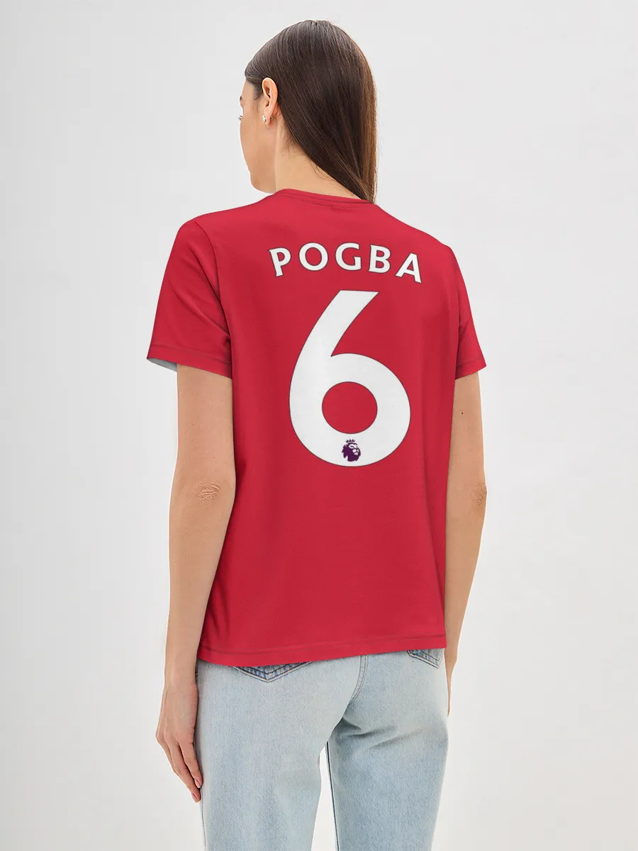 Женская базовая футболка / Pogba home 19-20