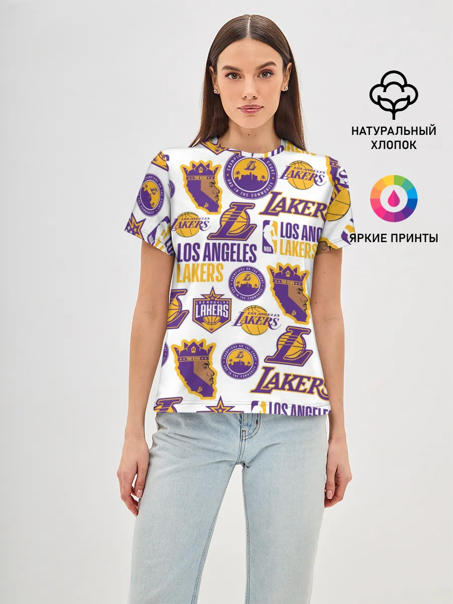 Женская базовая футболка / LAKERS LOGO