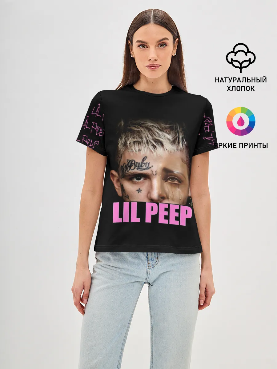 Женская базовая футболка / Lil Peep