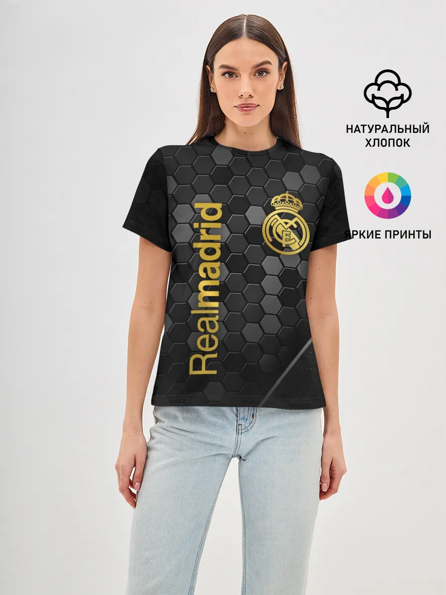 Женская базовая футболка / REAL MADRID