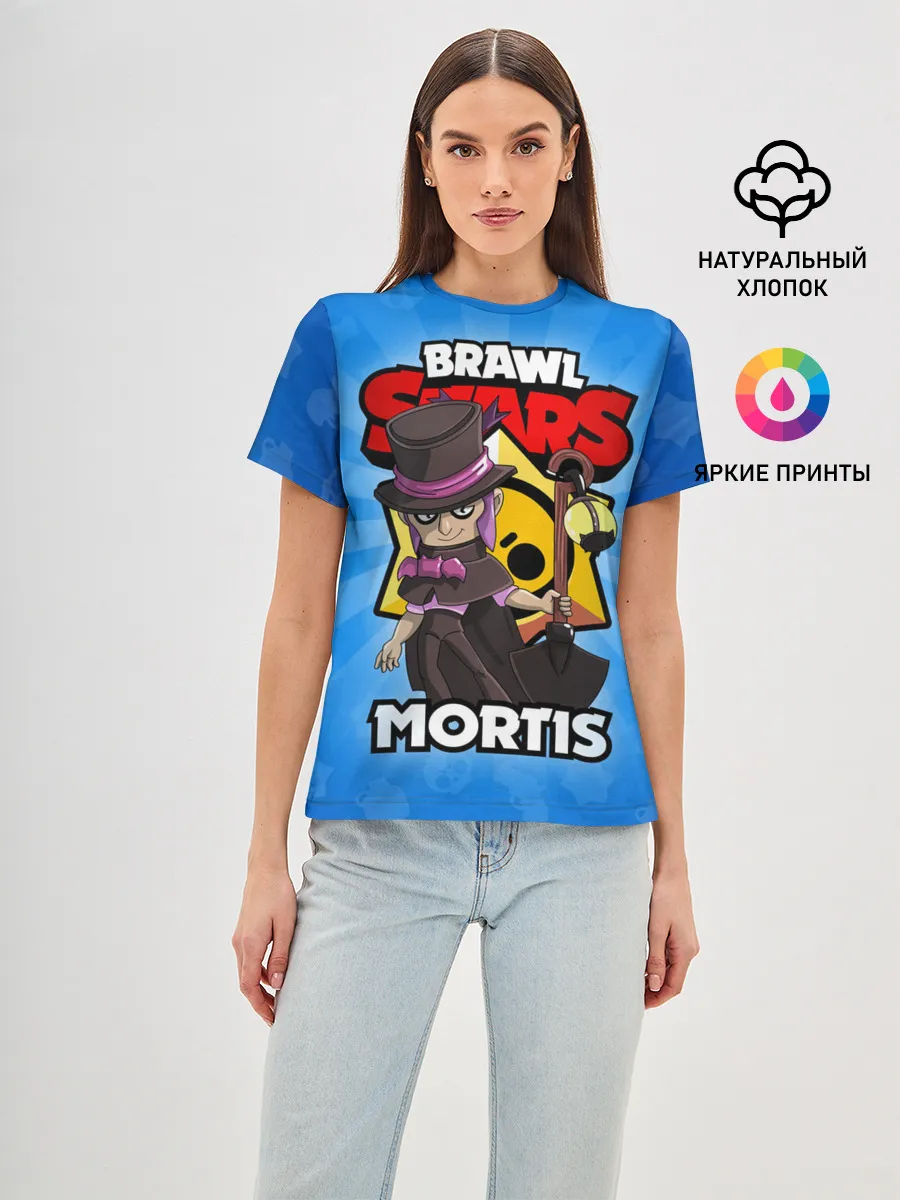 Женская базовая футболка / BRAWL STARS MORTIS