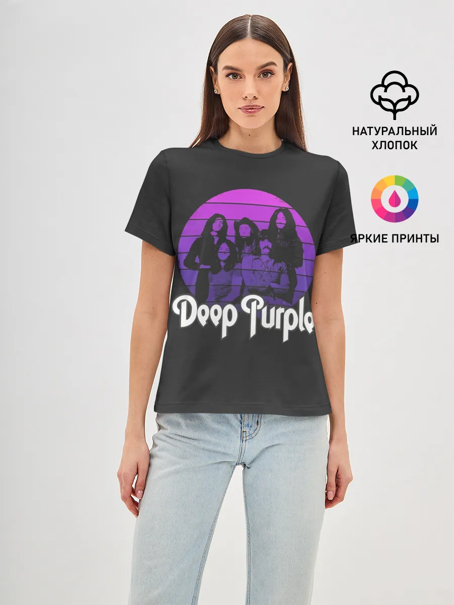 Женская базовая футболка / Deep Purple