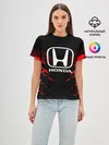 Женская базовая футболка / HONDA SPORT COLLECTION