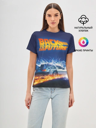 Женская базовая футболка / Back to the Future