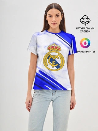 Женская базовая футболка / Real Madrid