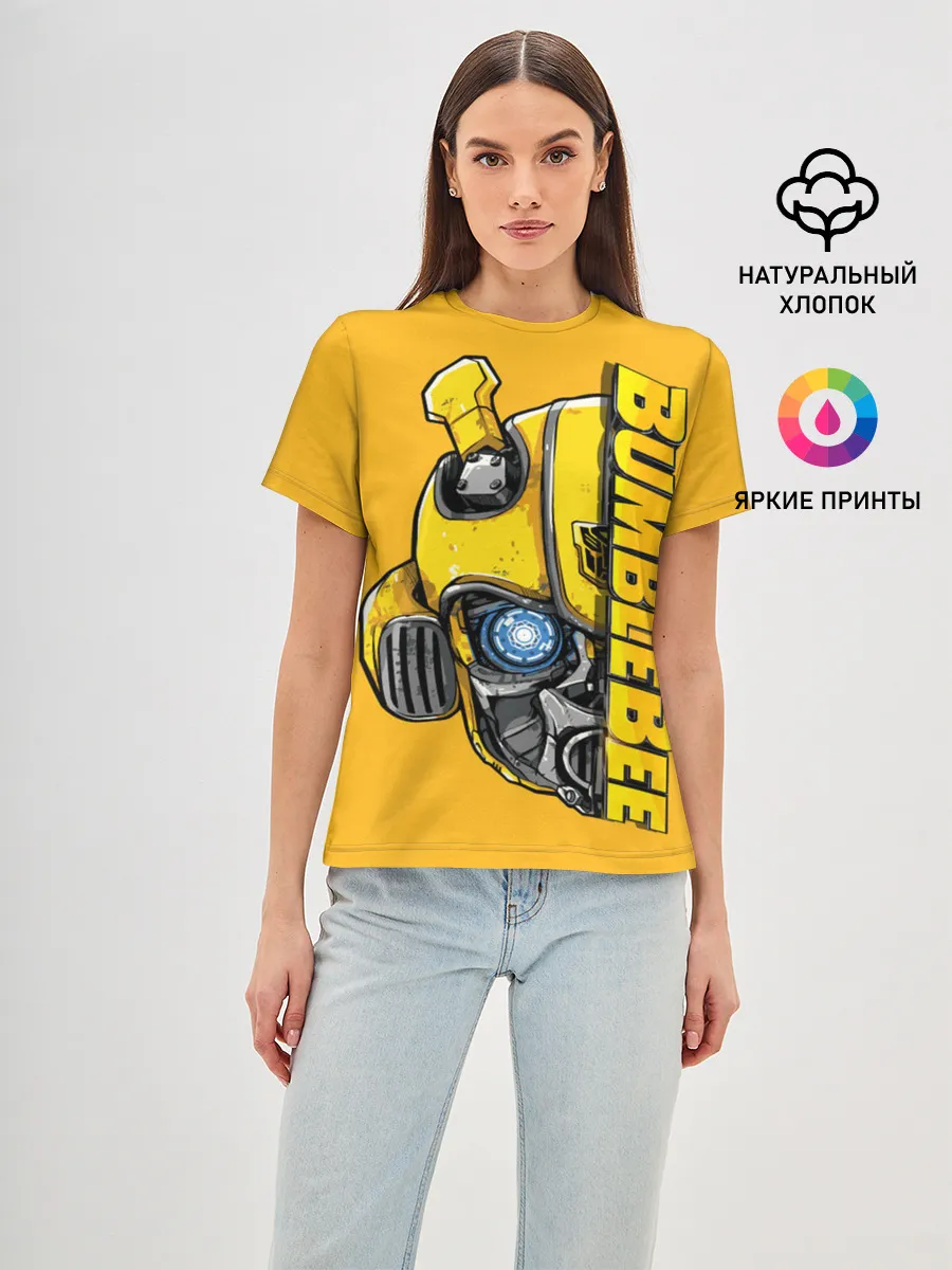 Женская базовая футболка / Transformers Bumblebee