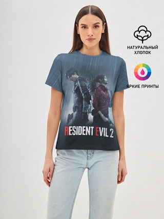 Женская базовая футболка / Resident Evil 2 Remake