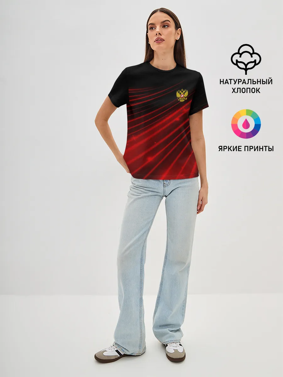 Женская базовая футболка / Russia Sport 2018 uniform