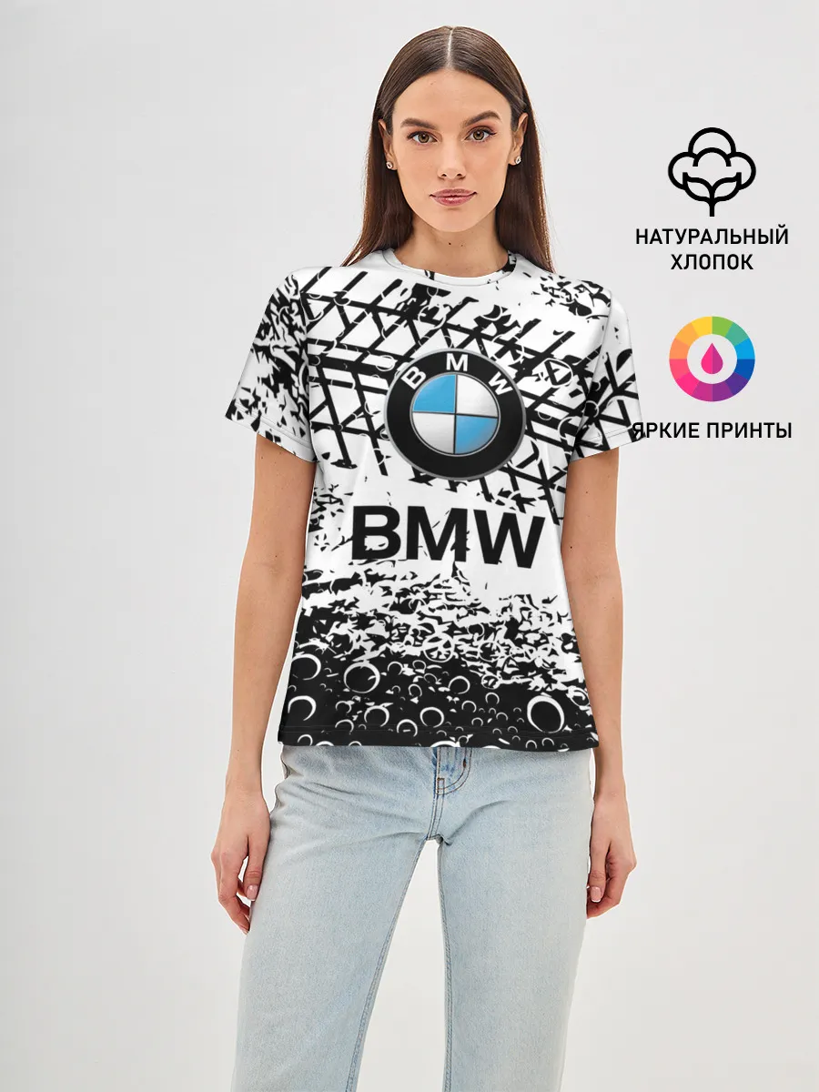 Женская базовая футболка / BMW.