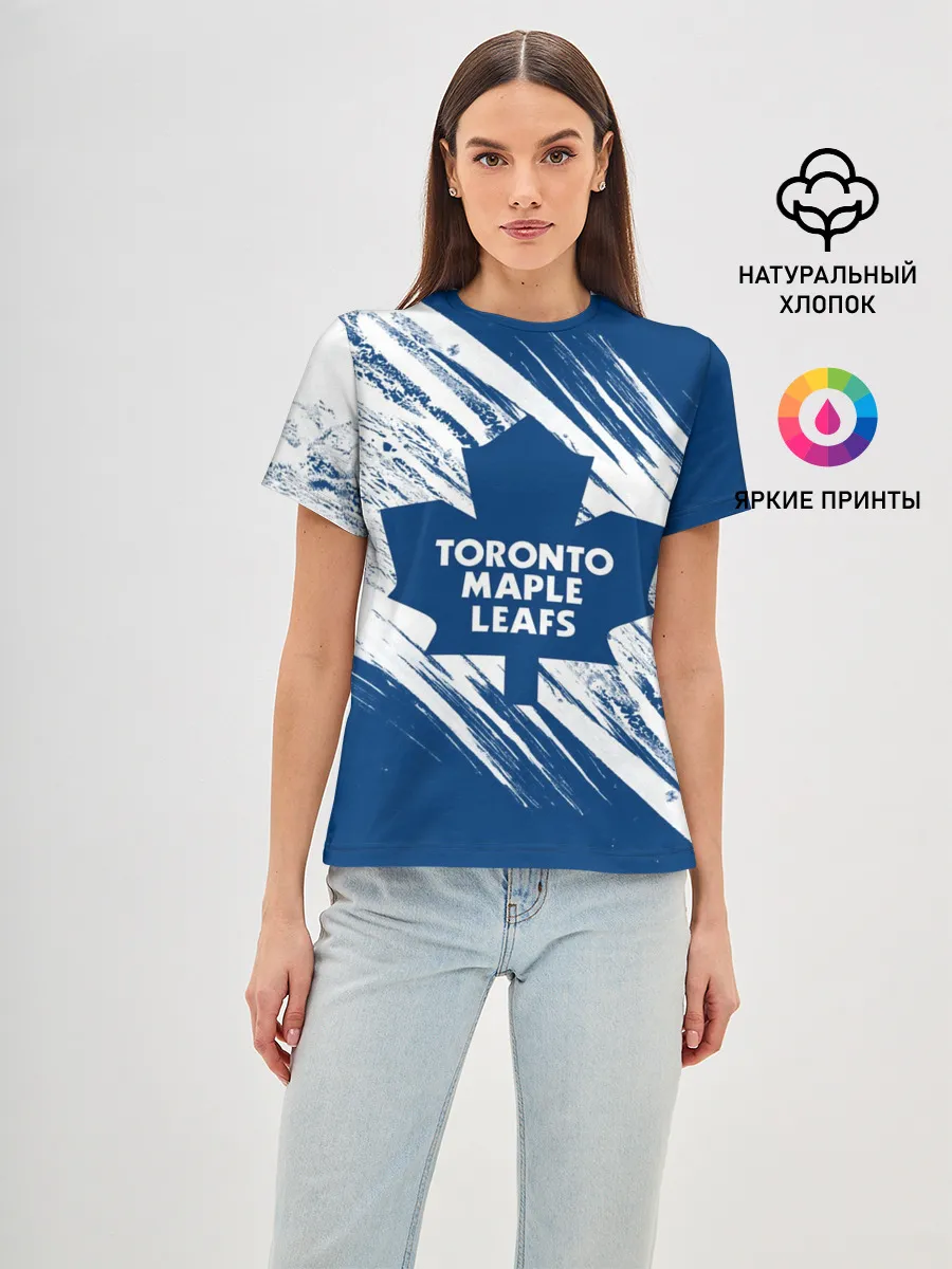 Женская базовая футболка / Toronto Maple Leafs,