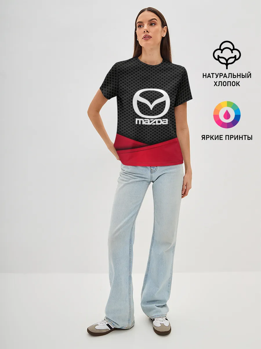 Женская базовая футболка / MAZDA