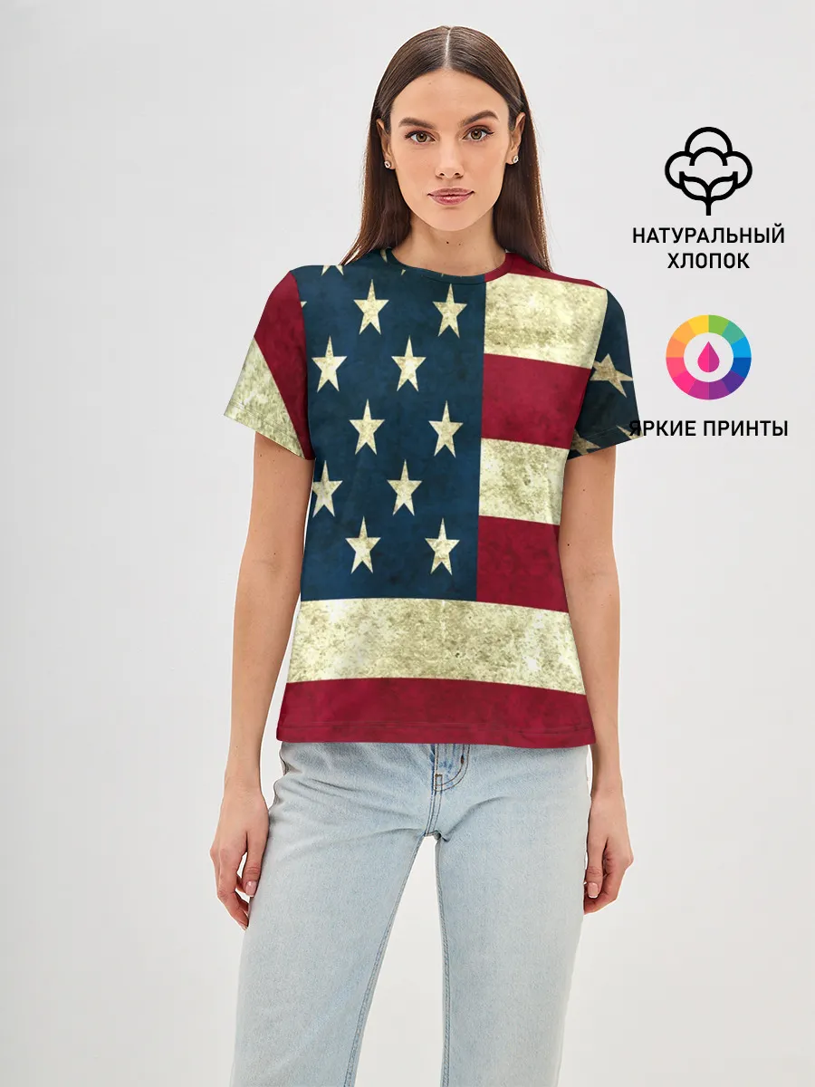 Женская базовая футболка / usa collection 2019