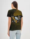 Женская базовая футболка / Pittsburgh Penguins на спине