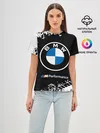 Женская базовая футболка / BMW / БМВ