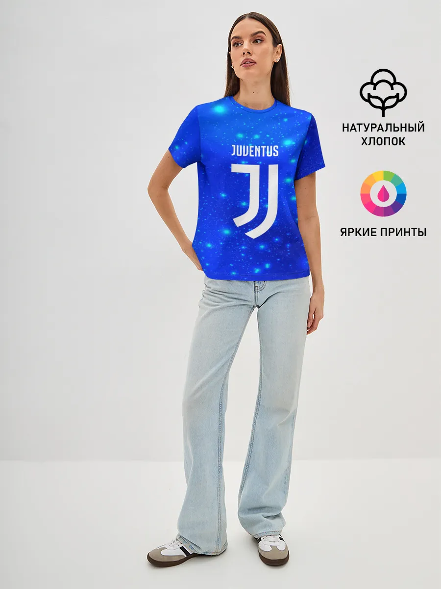 Женская базовая футболка / Juventus space collection