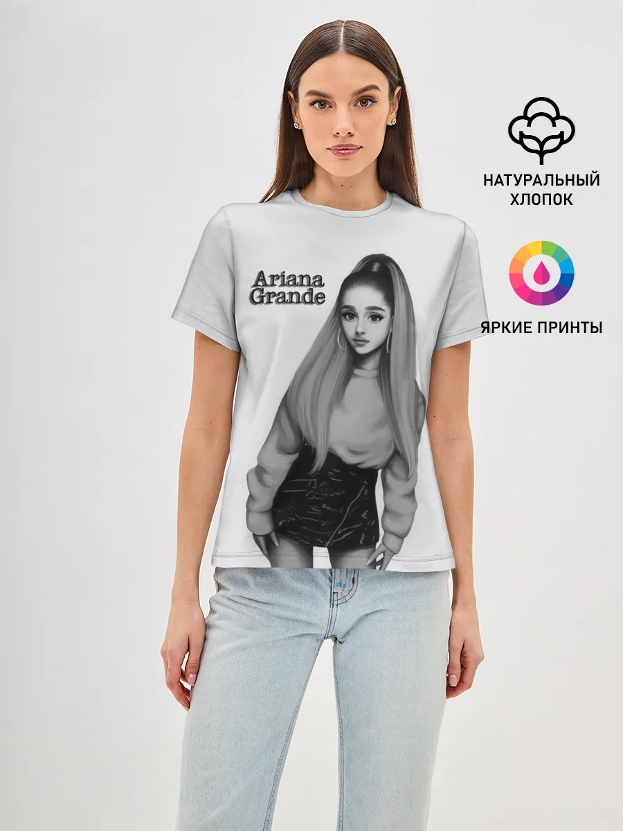 Женская базовая футболка / Ariana Grande (Ариана Гранде)