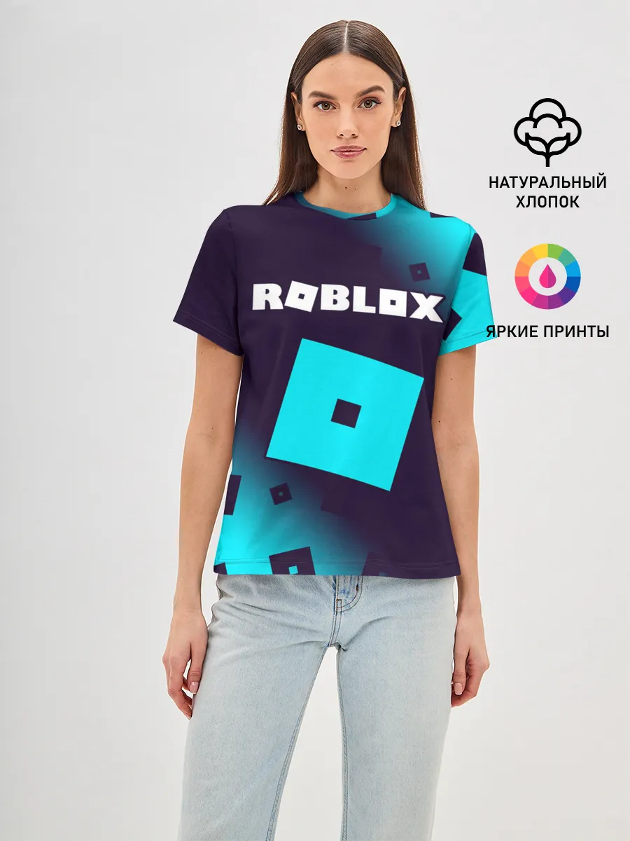 Женская базовая футболка / ROBLOX / РОБЛОКС