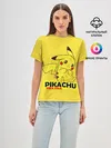 Женская базовая футболка / Pikachu Pika Pika