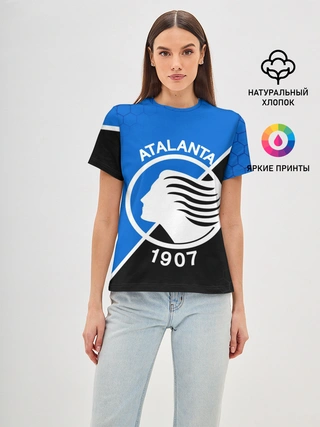 Женская базовая футболка / FC ATALANTA / ФК АТАЛАНТА