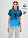 Женская базовая футболка / FC Juventus abstract style