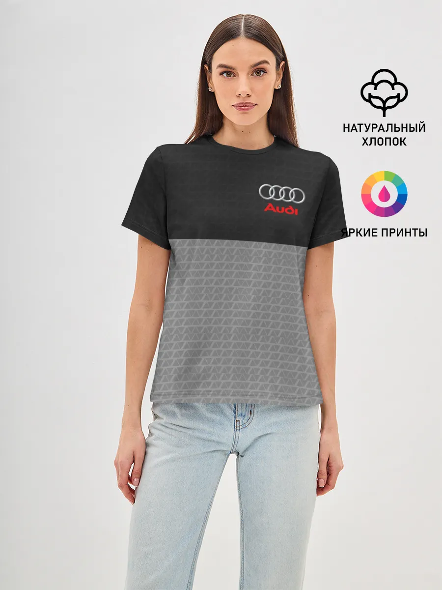 Женская базовая футболка / AUDI | АУДИ