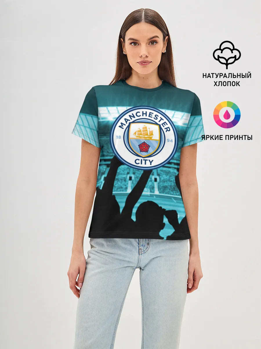 Женская базовая футболка / Manchester City