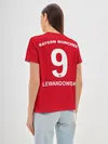 Женская базовая футболка / Lewandowski home 19-20