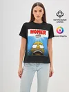 Женская базовая футболка / Homer