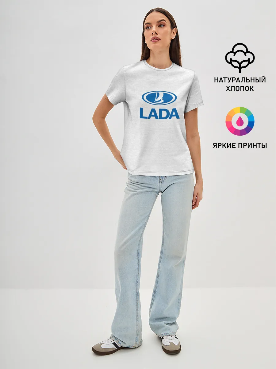 Женская базовая футболка / lada