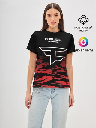 Женская базовая футболка / Faze clan - Jersey pro 2019