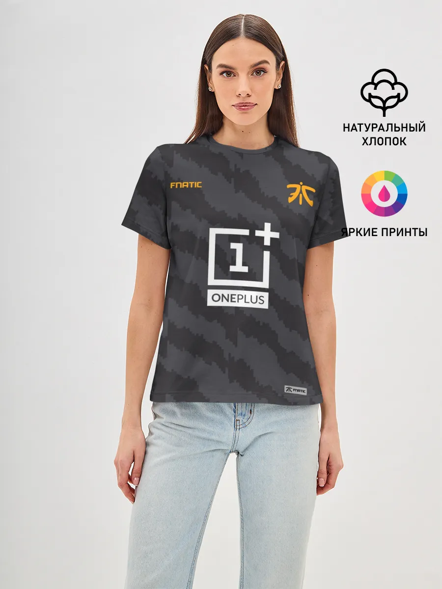 Женская базовая футболка / Fnatic - Jersey pro 2019