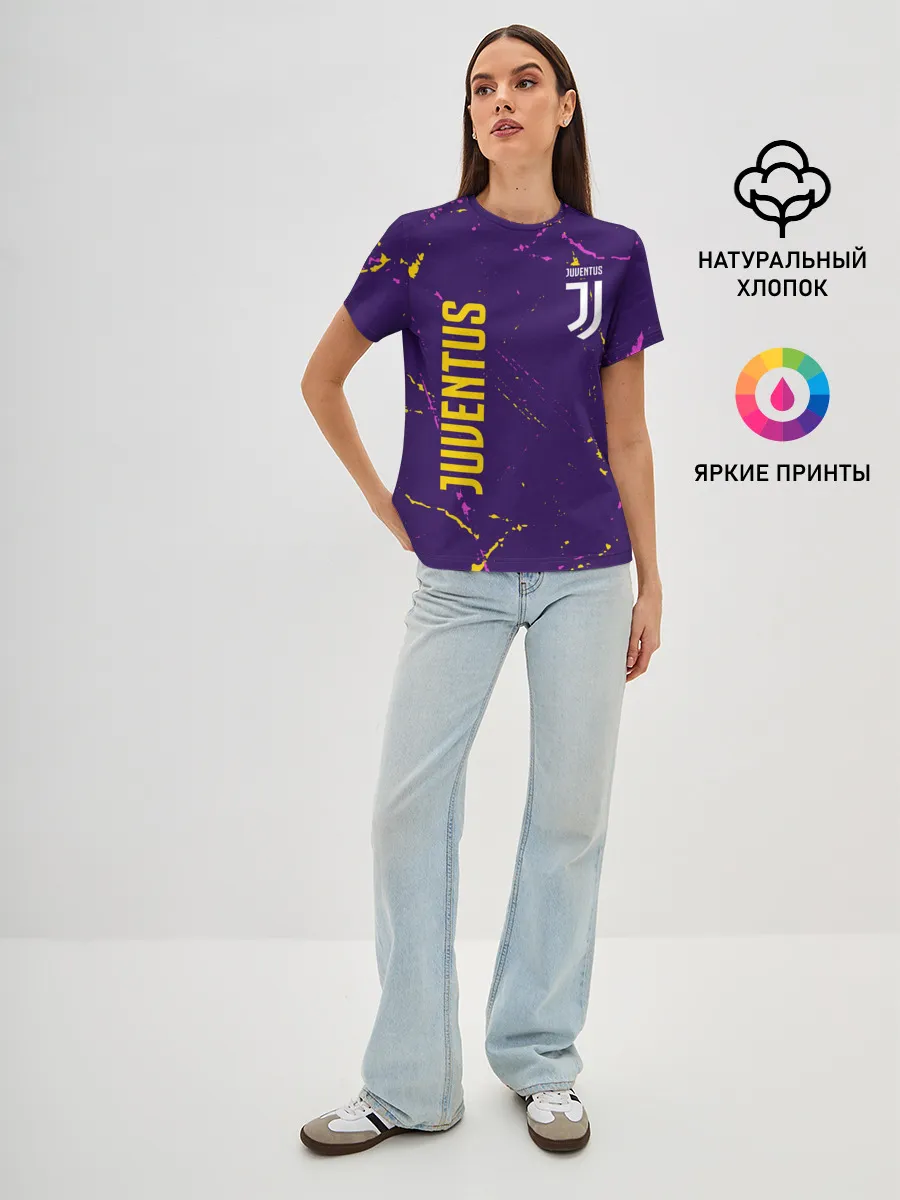 Женская базовая футболка / JUVENTUS / ЮВЕНТУС