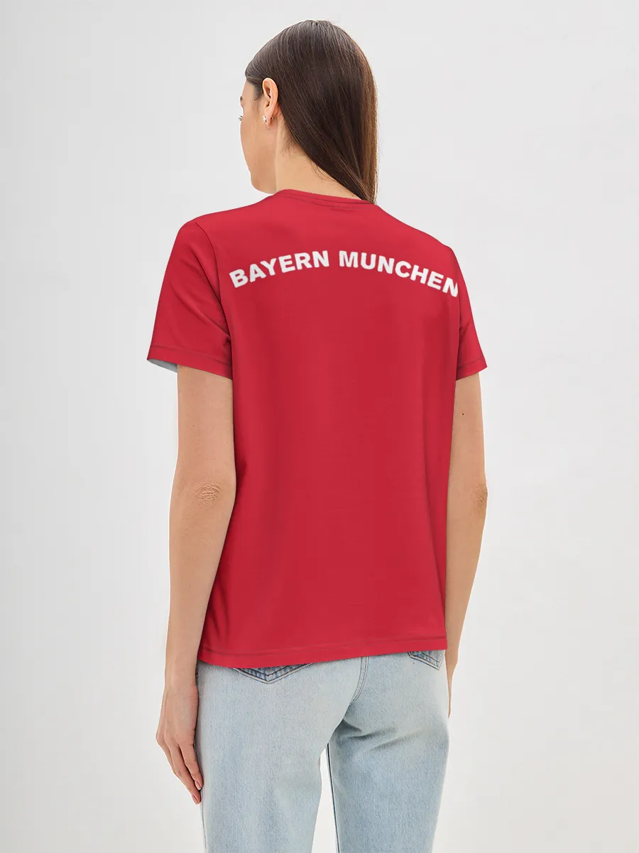 Женская базовая футболка / Bayern home 18-19