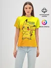 Женская базовая футболка / Pikachu Pika Pika