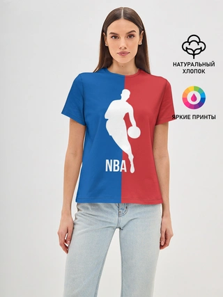 Женская базовая футболка / Эмблема NBA