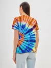 Женская базовая футболка / Tie dye