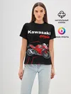 Женская базовая футболка / KAWASAKI NINJA / КАВАСАКИ