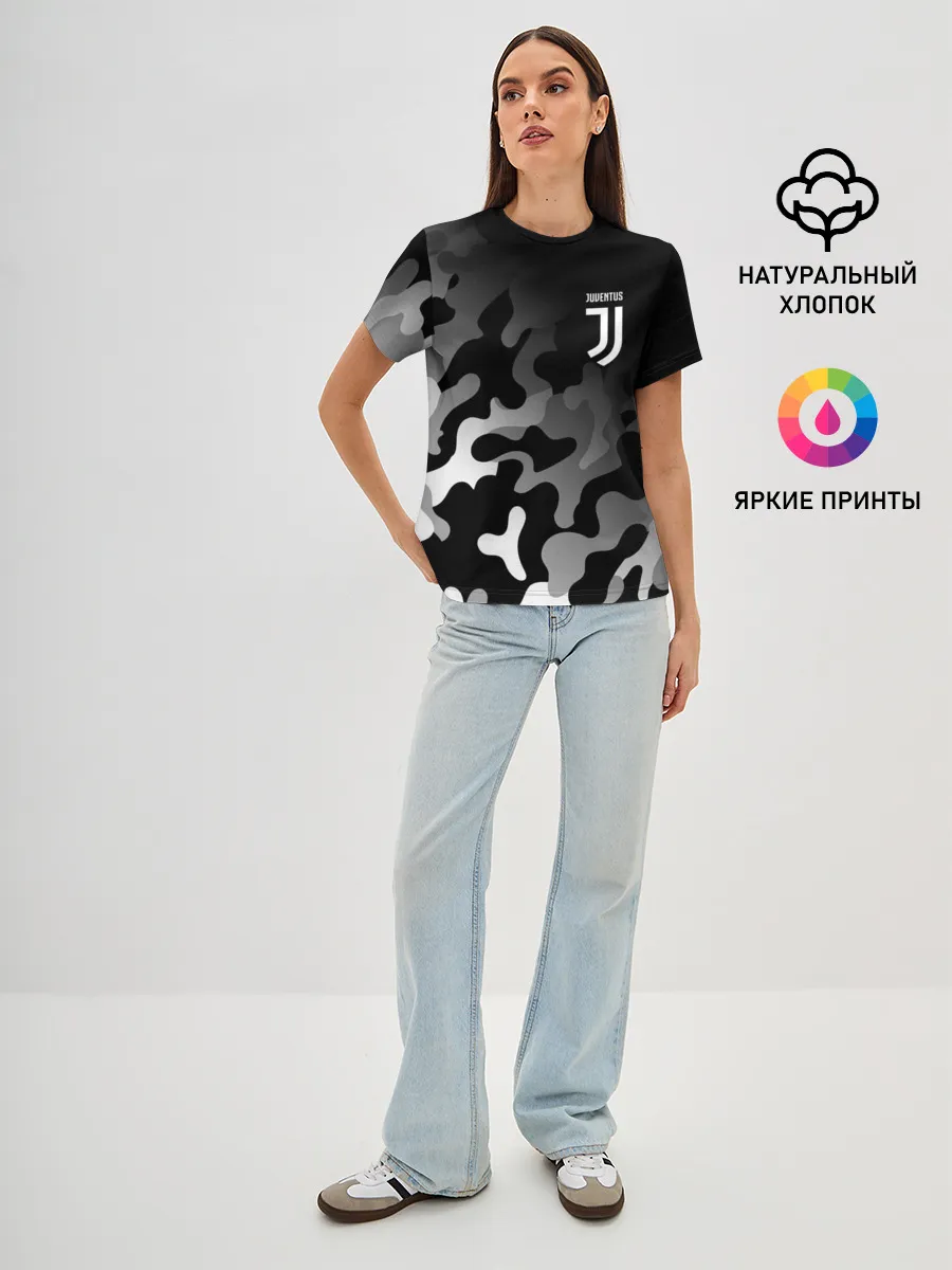 Женская базовая футболка / JUVENTUS / ЮВЕНТУС