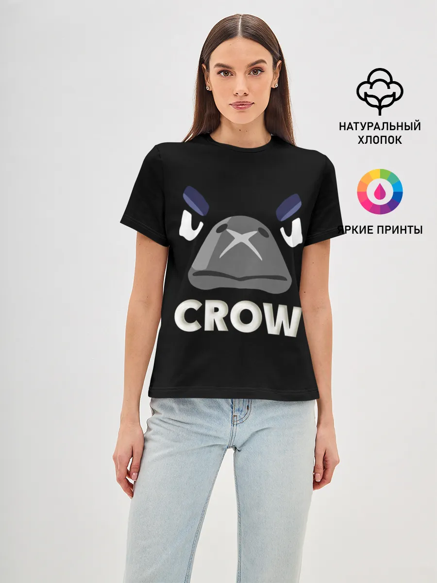 Женская базовая футболка / Brawl Stars CROW