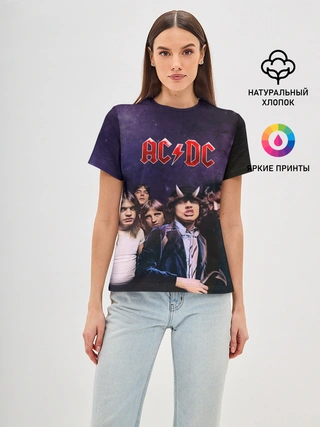 Женская базовая футболка / AC/DC