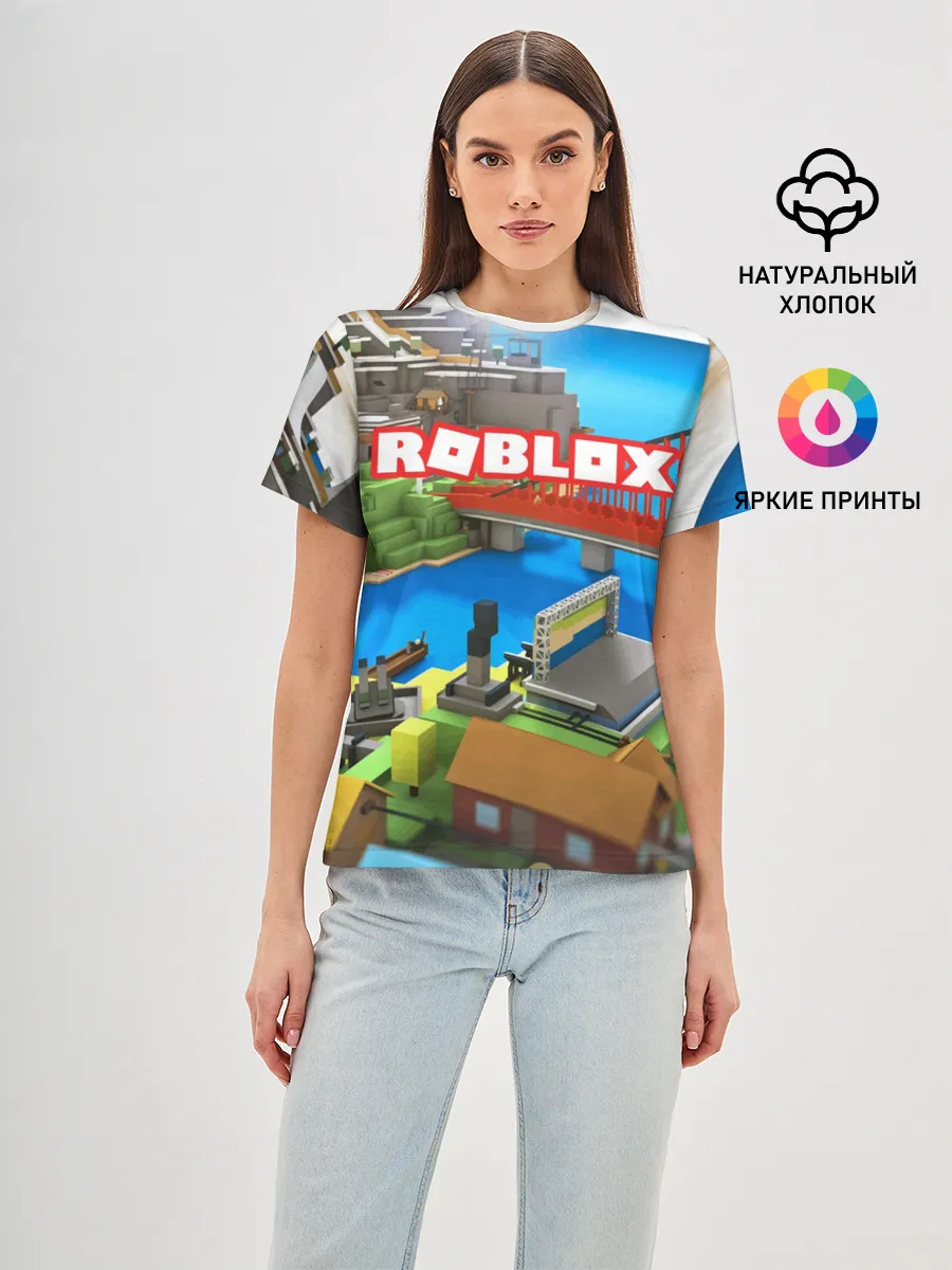 Женская базовая футболка / ROBLOX