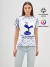 Женская базовая футболка / tottenham.