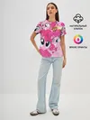 Женская базовая футболка / Pinkie Pie pattern