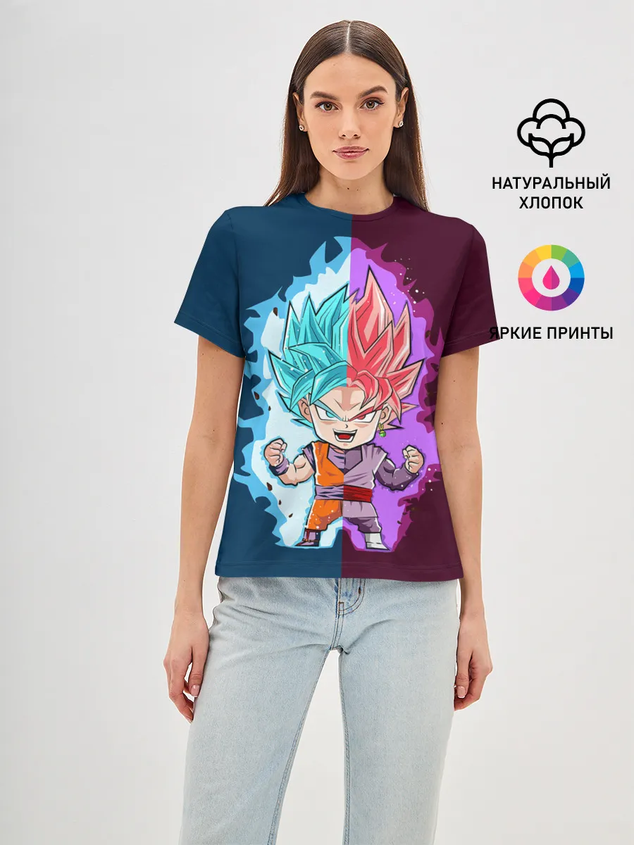 Женская базовая футболка / Vegeta power