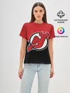 Женская базовая футболка / New Jersey Devils