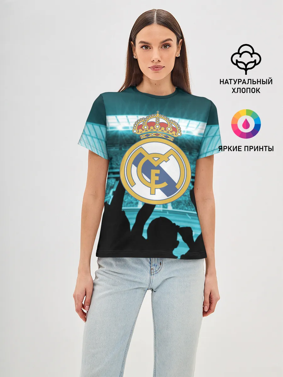 Женская базовая футболка / Real Madrid