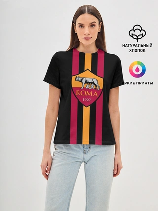 Женская базовая футболка / FC Roma Lines