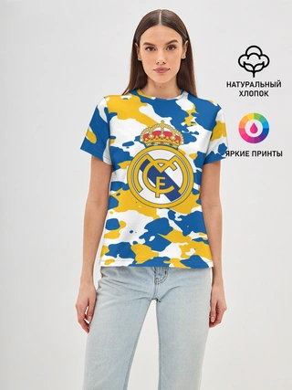 Женская базовая футболка / Real Madrid