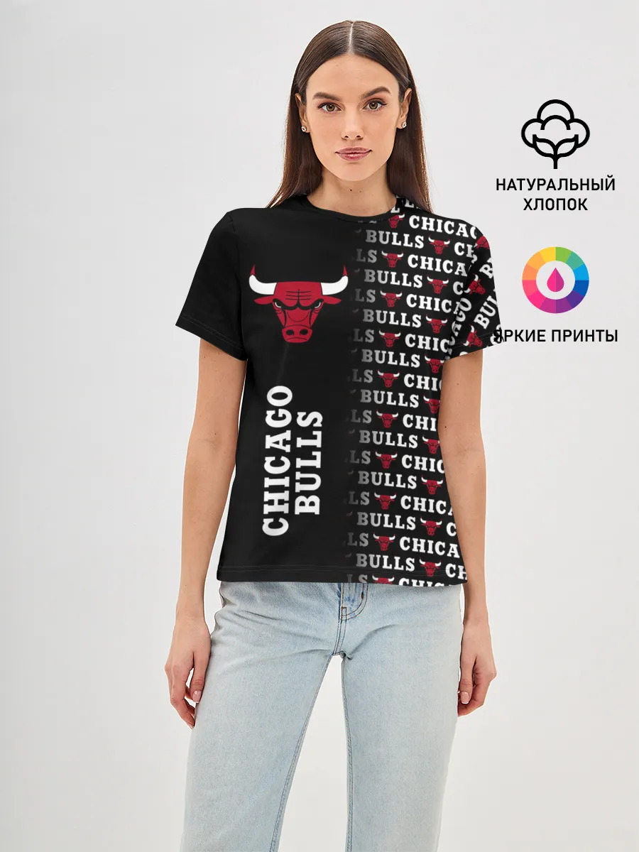 Женская базовая футболка / CHICAGO BULLS [7]