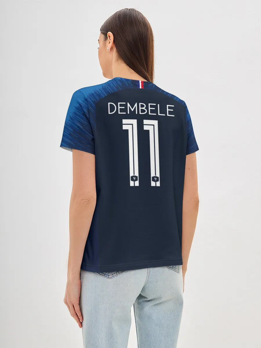 Женская базовая футболка / Dembele home 18-19 WC